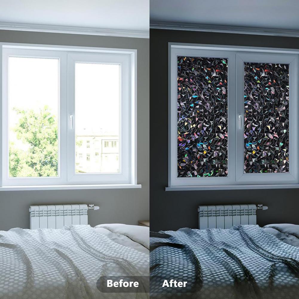 3D Black Rainbow Window Blacko – Home Bathroom Window Tint recenzja i cena