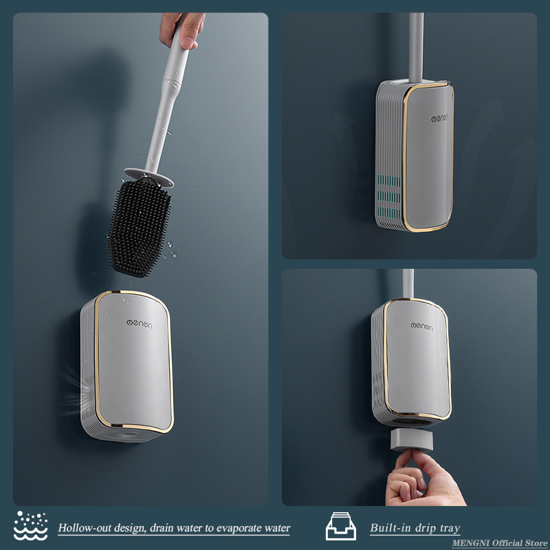 MENGNI-Luxury Toilet Brush Bat – Home Bathroom Cleaner recenzja i cena