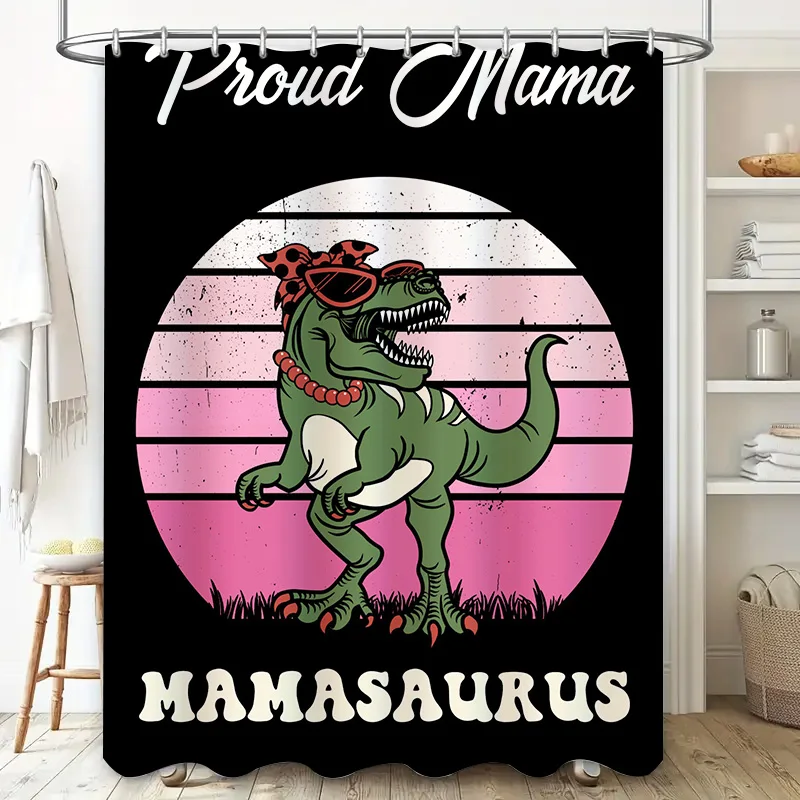 Stylish Mama Dinosaur Shower C – Home Bathroom Decor Ideas recenzja i cena