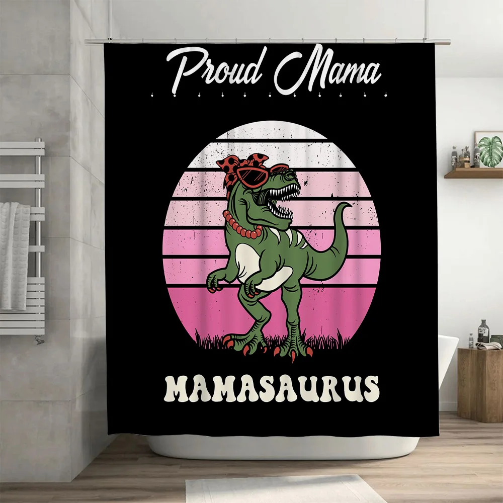 Stylish Mama Dinosaur Shower C – Home Bathroom Decor Ideas recenzja i cena