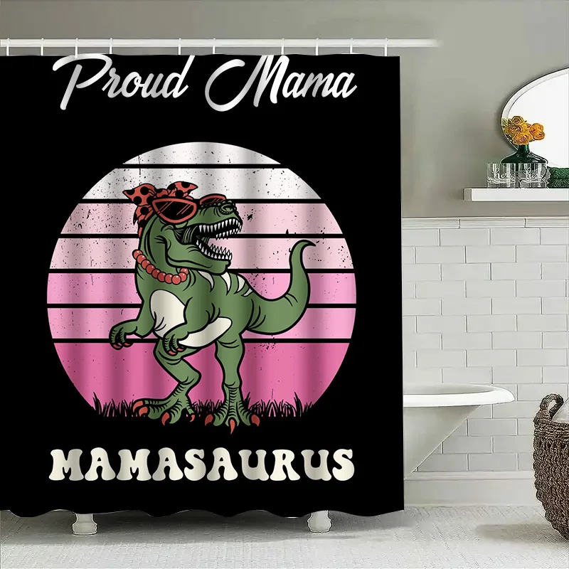 Stylish Mama Dinosaur Shower C – Home Bathroom Decor Ideas recenzja i cena