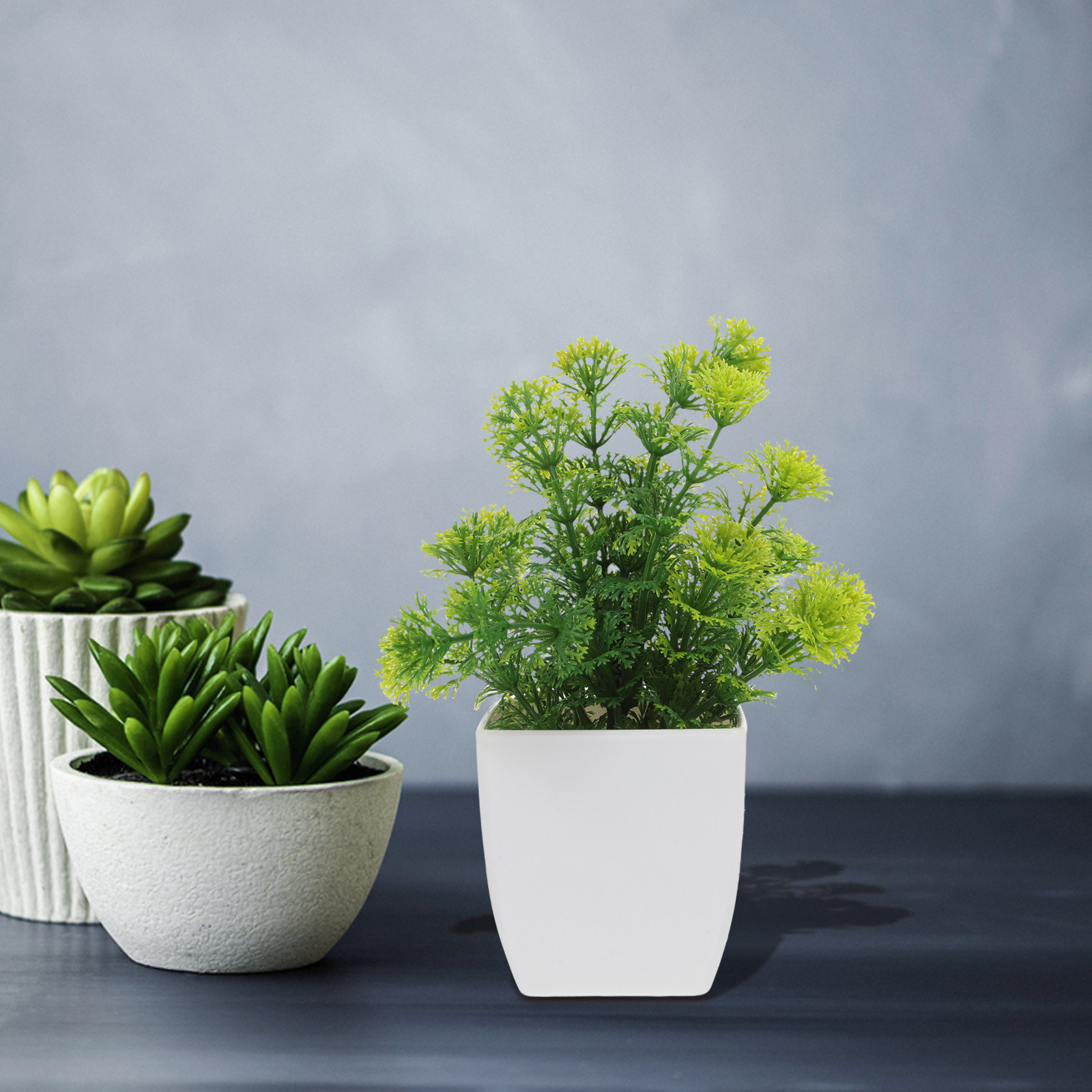 Small Artificial Plants in Pot – Home Bathroom Shelf recenzja i cena
