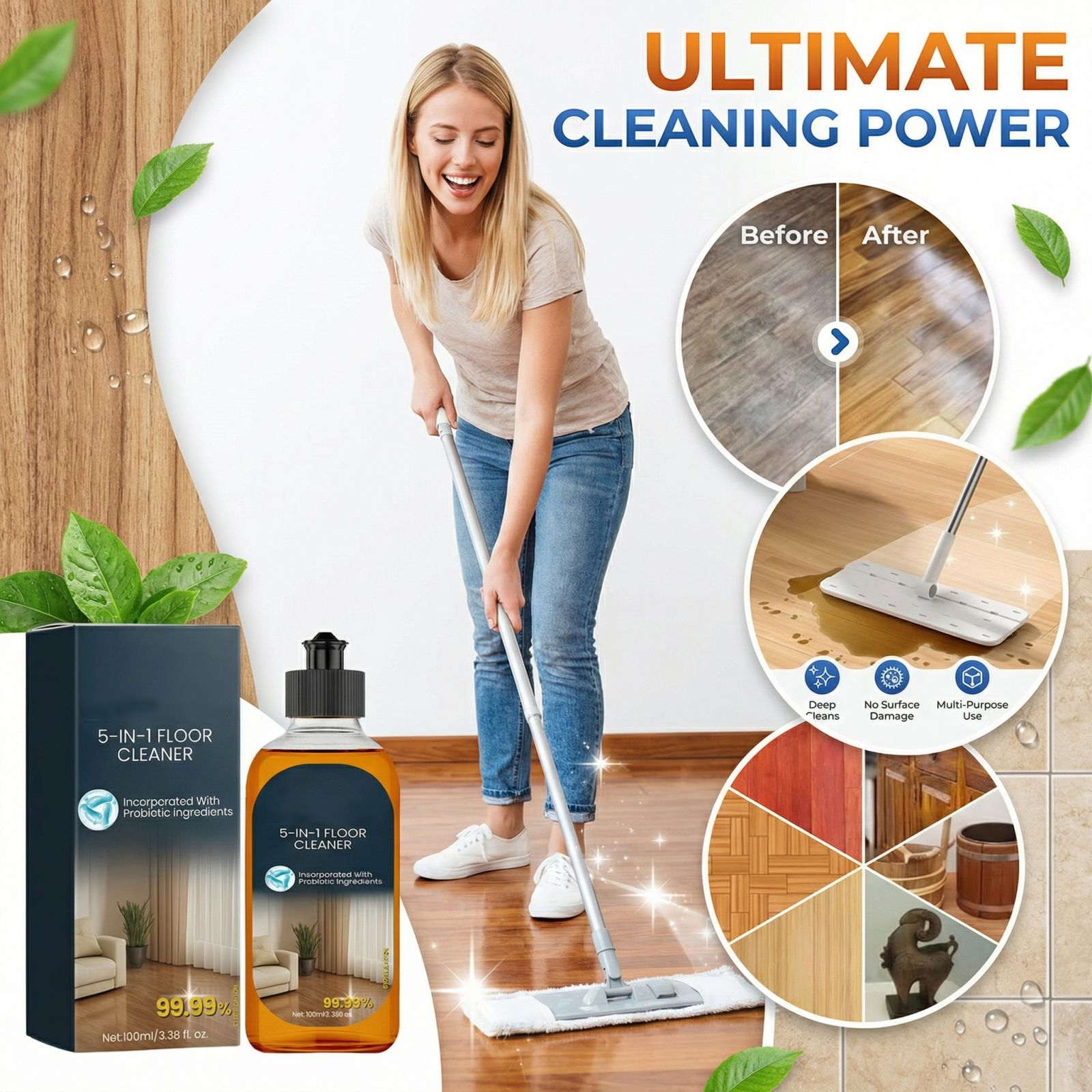 100ml Efficient Cleaning Agent – Home Bathroom Cleaner recenzja i cena
