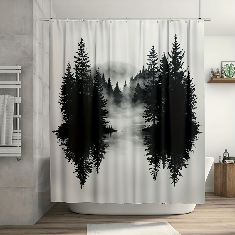 Misty Forest Woodland Shower C – Home Bathroom Decor Ideas recenzja i cena