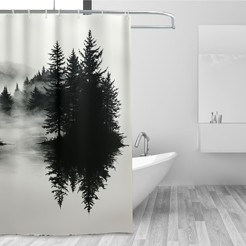 Misty Forest Woodland Shower C – Home Bathroom Decor Ideas recenzja i cena