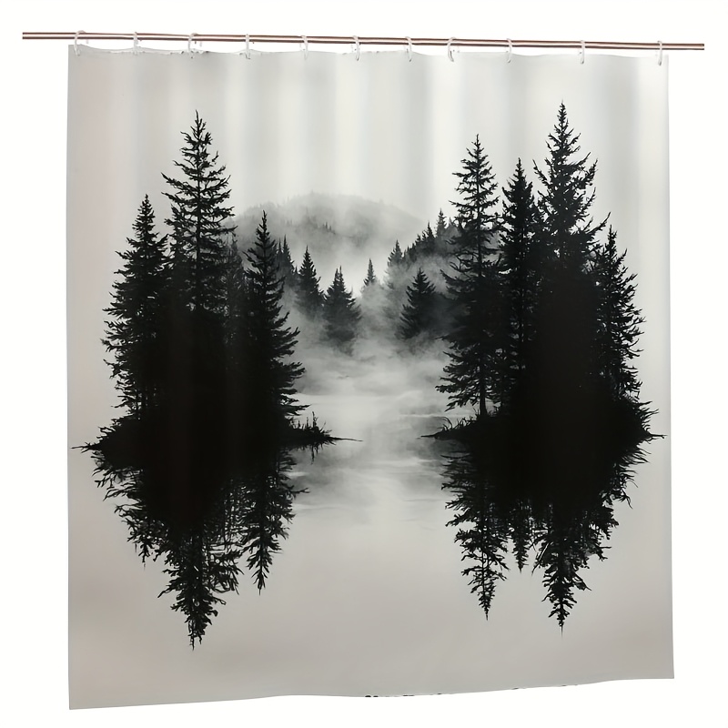 Misty Forest Woodland Shower C – Home Bathroom Decor Ideas recenzja i cena