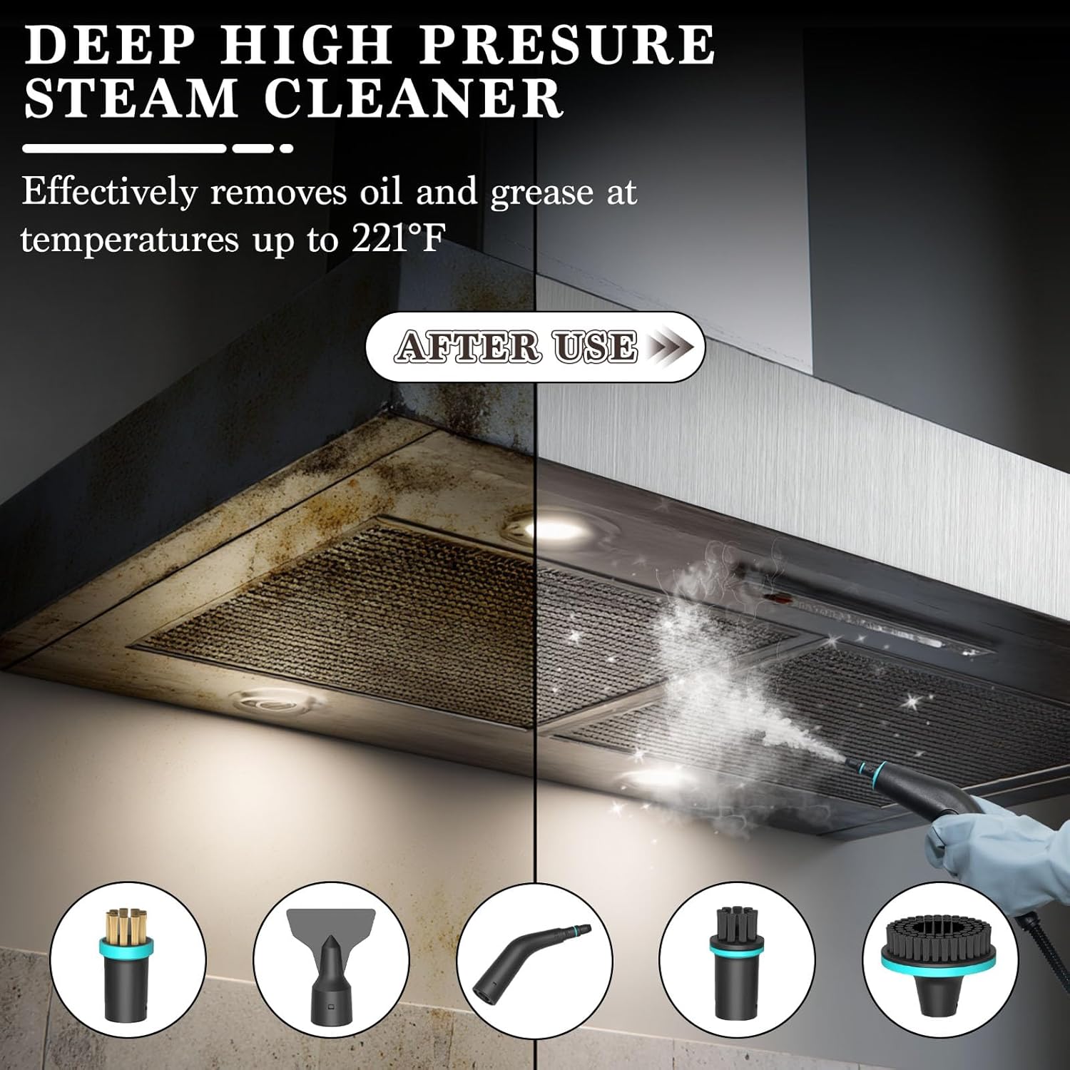 2500W Handheld Steam Cleaner,  – Home Bathroom Cleaner recenzja i cena