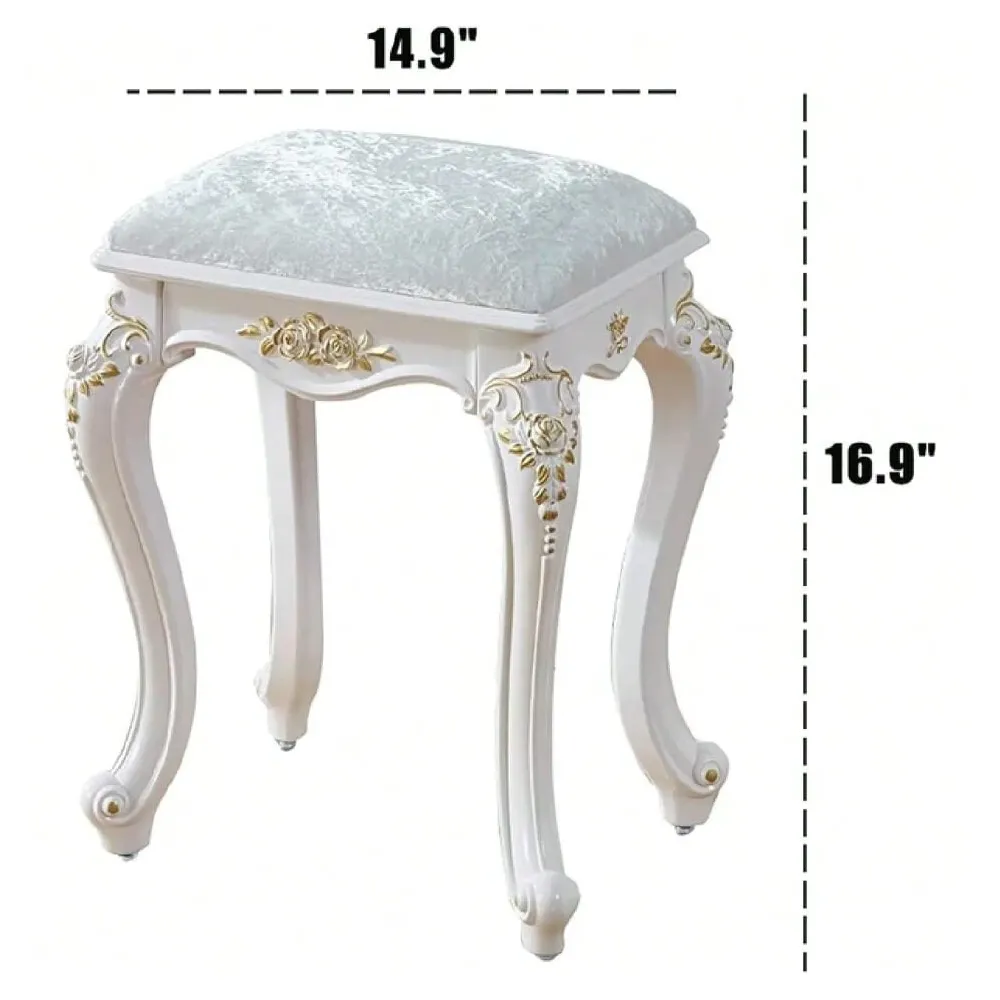 Vanity Stool Vanity Chair,Roun – Home Living Bathroom Vanity recenzja i cena